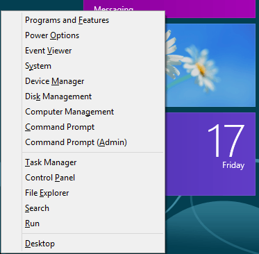 Windows 8のショートカット
