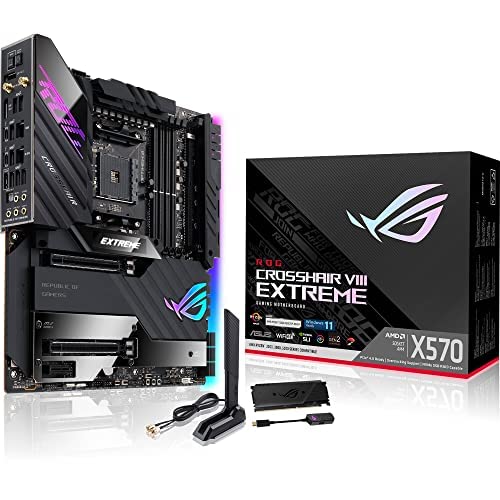 ASUS ROG Crosshair VIII Extreme AMD AM4 X570/X570S EATX ゲーミングマザーボード