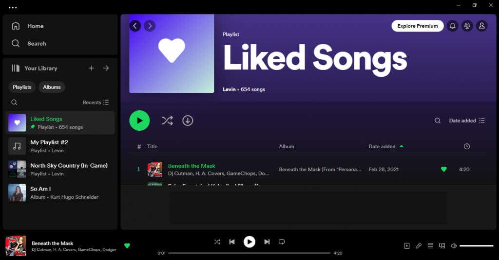 デスクトップ上で Spotify プレイリストをシャッフルする方法 画像 2