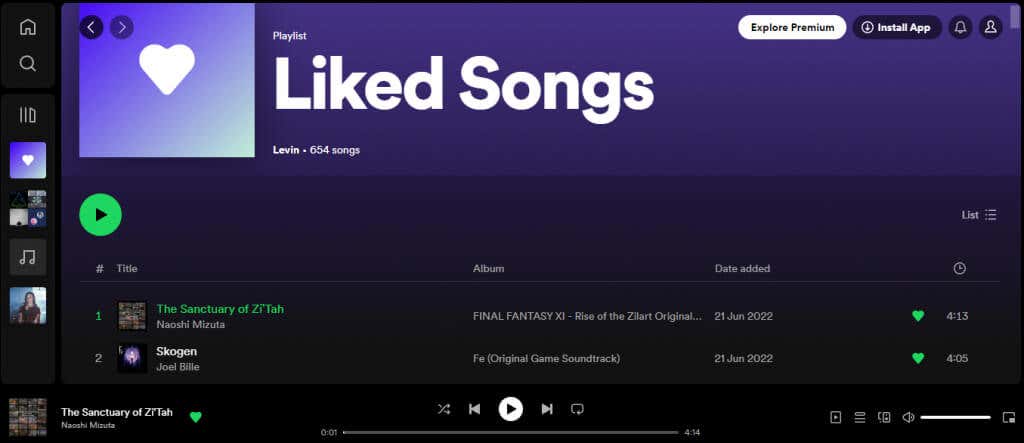 Web 上で Spotify プレイリストをシャッフルする方法 画像 2