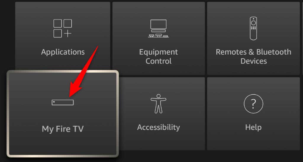 Fire TV Stickの画像をリセットする